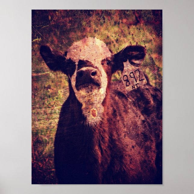 Poster Adorable Calf Grunge (Frente)