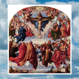Poster Adoração da Trinidade por Albrecht Durer, 1511