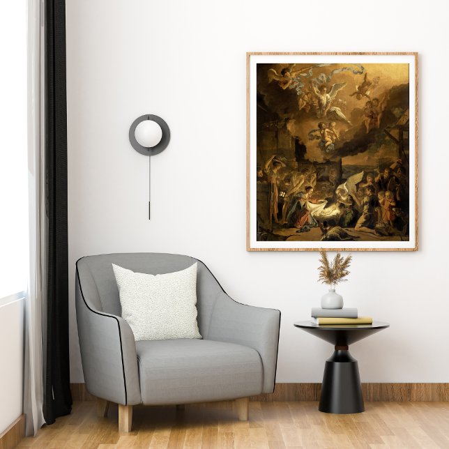 Pôster Adoração do Natal dos Pastores (Criador carregado)