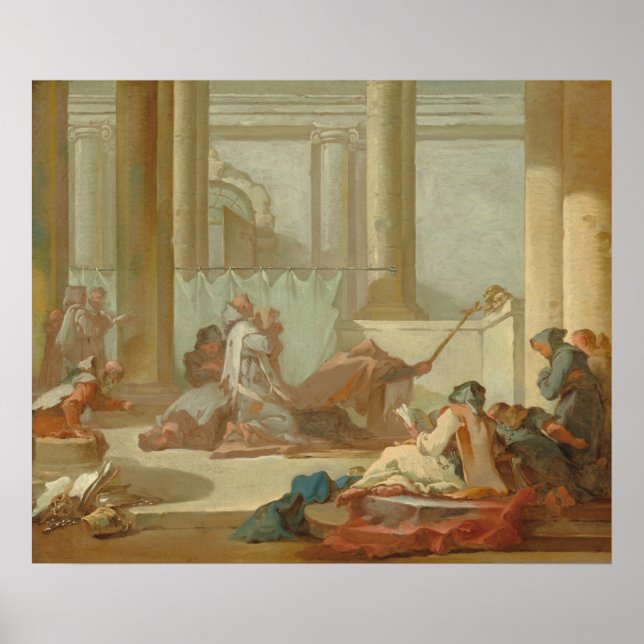 Poster Adoração dos crânios - Dandré-Bardon Fine Art (Frente)