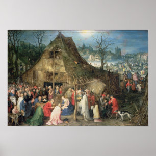 Pôster Adoração dos Magi, 1598
