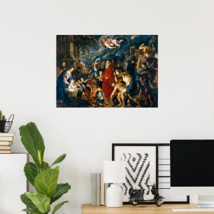 Poster Adoração dos Magos   Peter Paul Rubens  