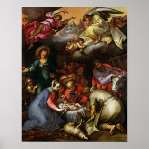 Poster Adoração dos pastores, 1612