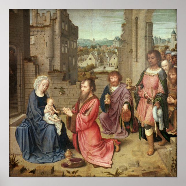 Pôster Adoração dos Reis, 1515 (Frente)