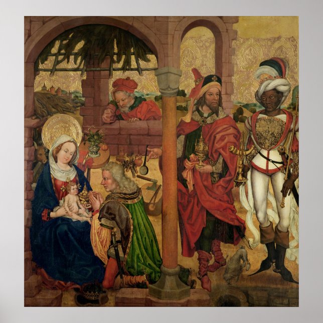 Pôster Adoration of the Magi, c.1475 (Frente)