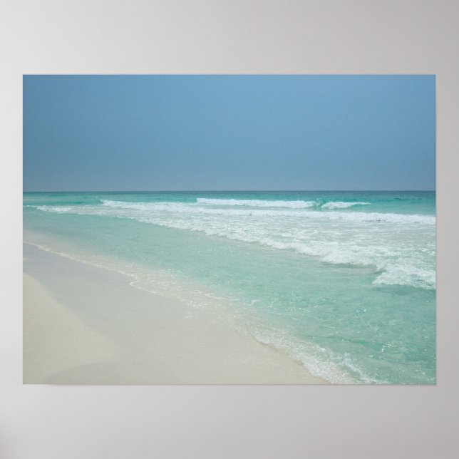 Poster Adorável Dia de Verão na Praia (Frente)