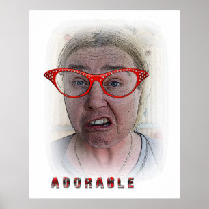 Poster adorável engraçado!