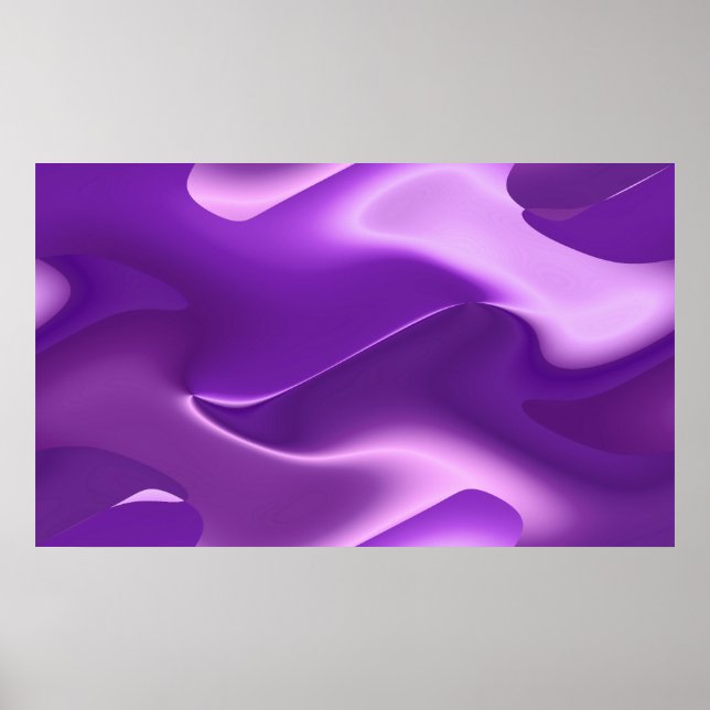 Poster adorável roxo (Frente)