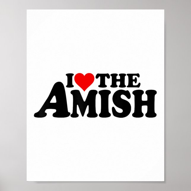 Poster Adoro Coração A Amish _1 (Frente)