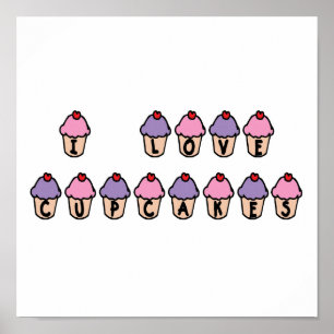 Poster Adoro Cupcakes