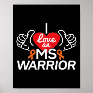 Poster Adoro Esclerose Múltipla Sra. Warrior