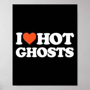 Poster Adoro Fantasmas Quentes - I Heart Ghosts - Y Ghost