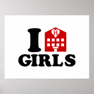 Poster Adoro Garotas De Hotel
