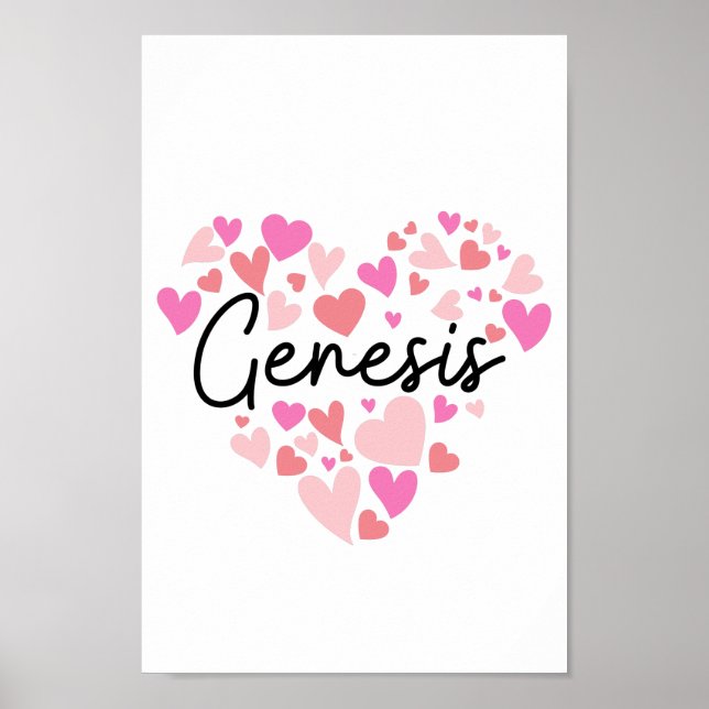 Poster Adoro Gênesis (Frente)