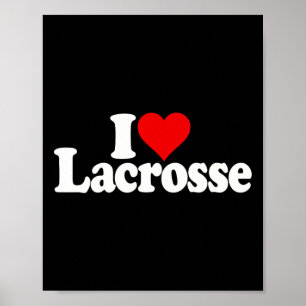 Poster Adoro Heart Lacrosse