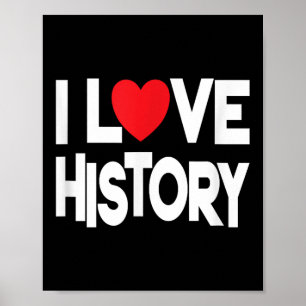 Poster Adoro História Citar Professora E Design Estudante