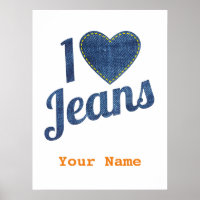 Adoro Jeans vintage Fashion Design com Seam Hear