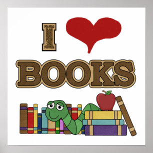 Pôster Adoro Livros