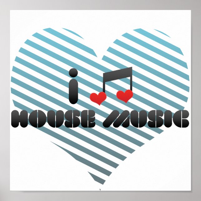 Pôster Adoro Música House (Frente)