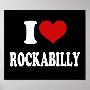 Poster Adoro Rockabilly