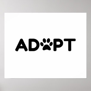 POSTER ADOTAR UMA PÁGINA DE CACHORRO