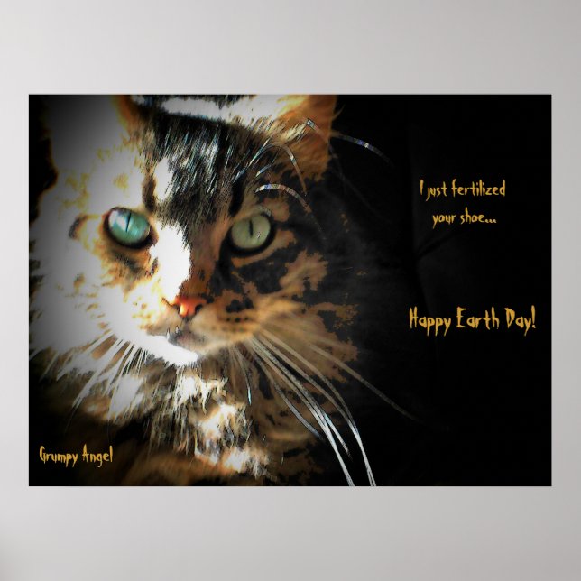 Pôster Adubo no Dia da Terra (Frente)