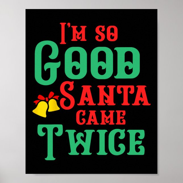 Poster Adulto de Natal Inadequado, Sujo e Sujo (Frente)