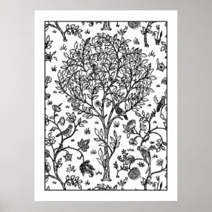 Poster Adulto William Morris Tree of Life