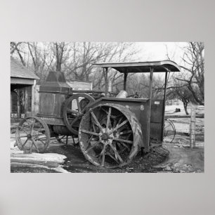 Poster Advance Rumely Trator, 1936