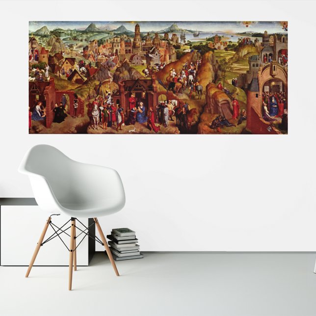 Poster Advento e Triunfo de Cristo Hans Memling 1480 (Criador carregado)