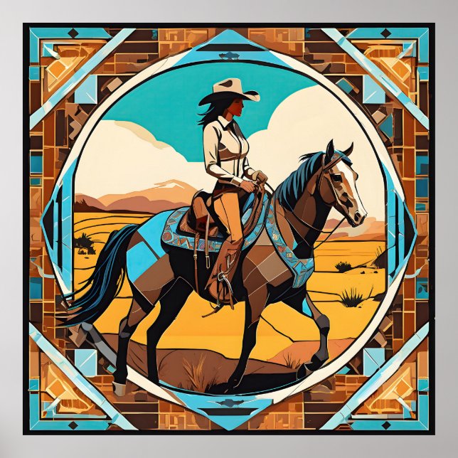 Poster Adventurador Ocidental 3 (Frente)