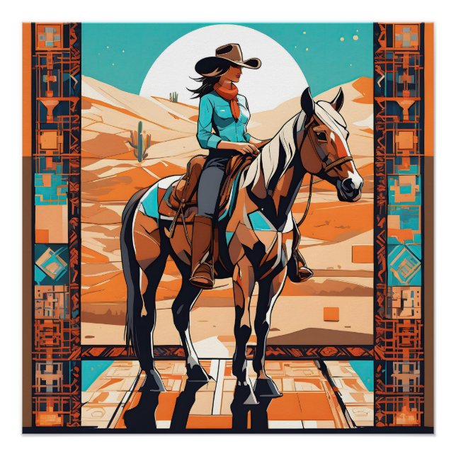 Pôster Adventurador Ocidental 4 (Frente)