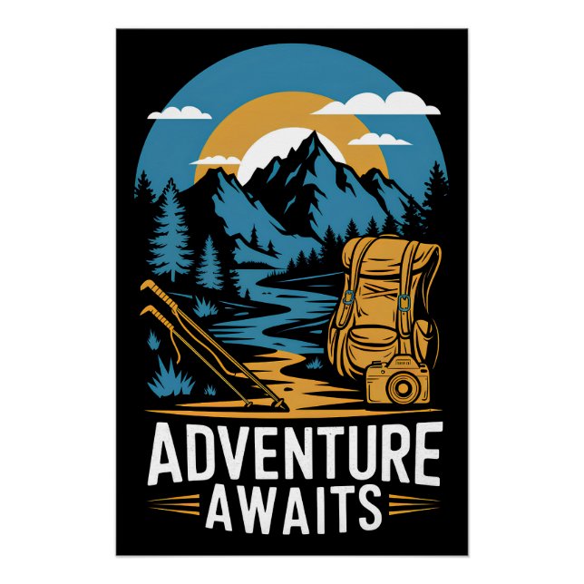 Pôster Adventure aguarda (Frente)