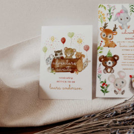 Poster Adventure Aguarda O Chá de fraldas Das Criações Do