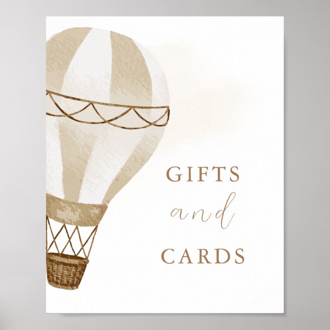 Poster Adventure Awaits Baby Shower | Gifts & Cards (Frente)