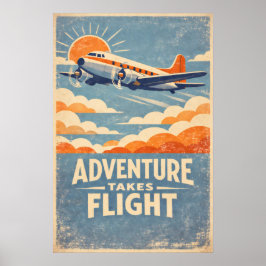 Poster Adventure Takes Flight
