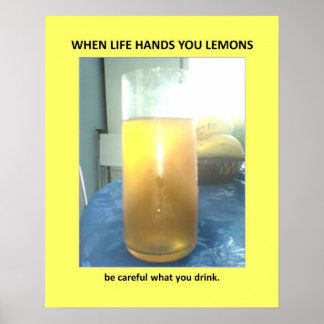 Poster Advertência Engraçada Humor Com Banheiras