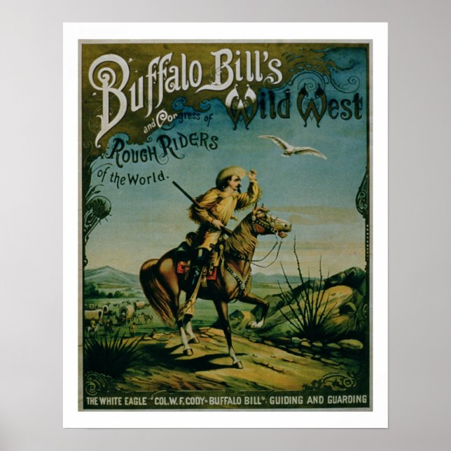 Poster Advertisement for 'Buffalo Bill's Wild West and Co (Frente)
