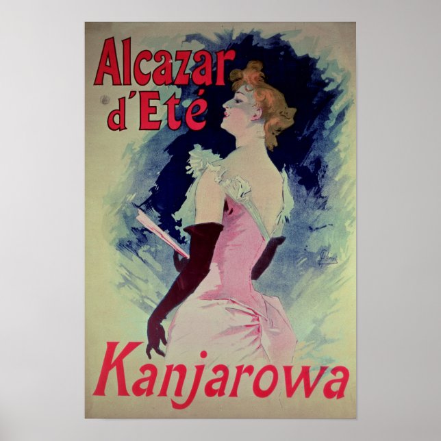 Poster advertising "Alcazar d'Ete" (Frente)