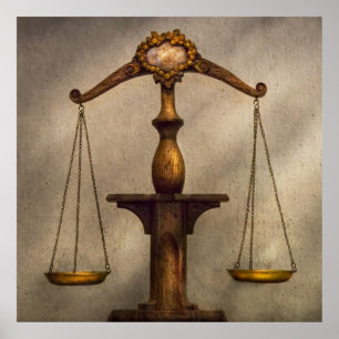 Poster Advogado - escala - justo e apenas