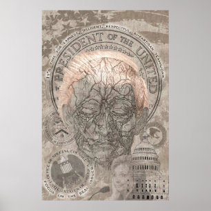 Poster Advogado Político Para O Trabalho em equipe Bi-Par