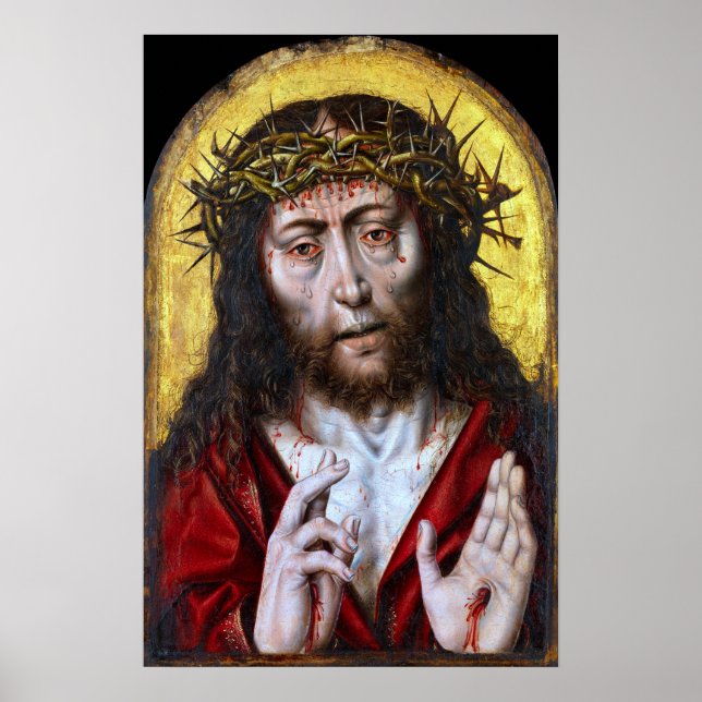 Poster Aelbert Bouts O Homem das Tristezas (Frente)