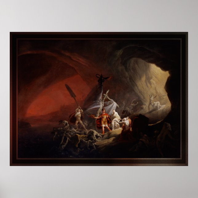 Poster Aeneas e a reprodução dos Mestrados da Sibila (Frente)