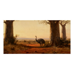 Pôster Aepyornis maximus – O Pássaro-Elefante de Madagasc