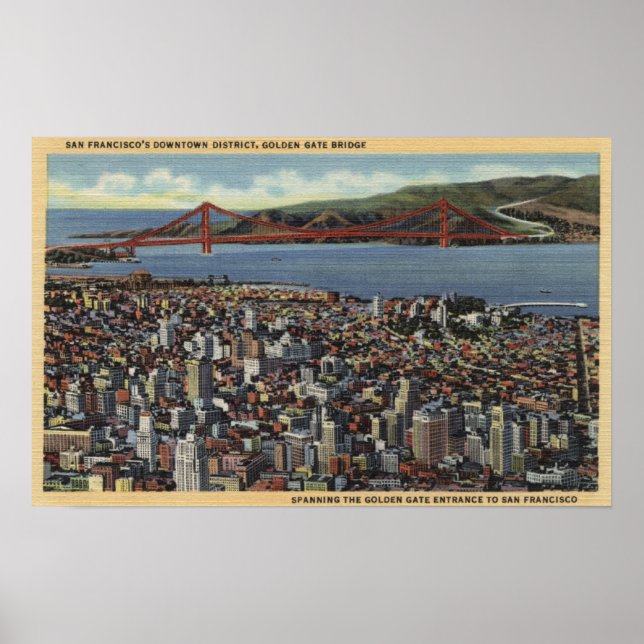 Pôster Aerial de todo o Centro (Frente)