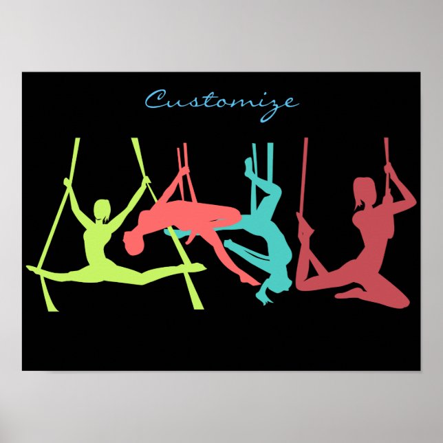 Poster Aerial Fitness Poses Thunder_Cove (Frente)