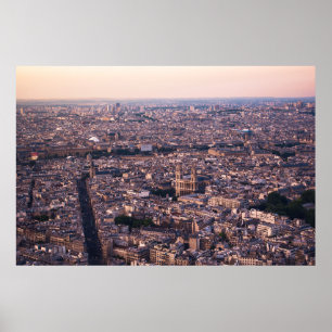 POSTER AERIAL VIEW OF CITY BUILDINGS DURING DAYTIME