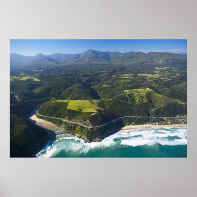 Pôster Aerial View Of Keurbooms River, Garden Route (Frente)