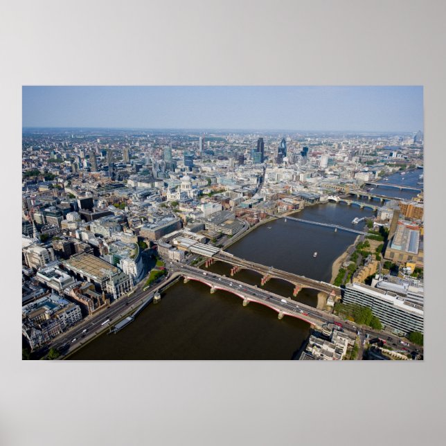 Pôster Aerial View of London (Frente)