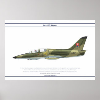 Poster Aero L- 39 Eslováquia